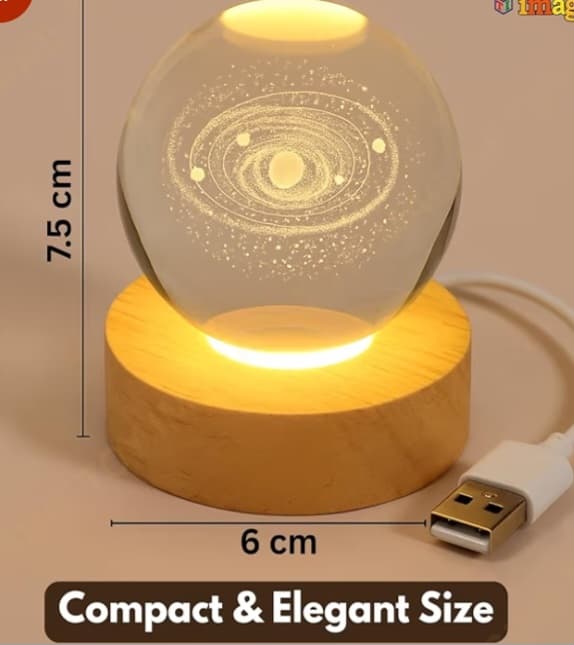 Crystal Ball lamp - Satellite