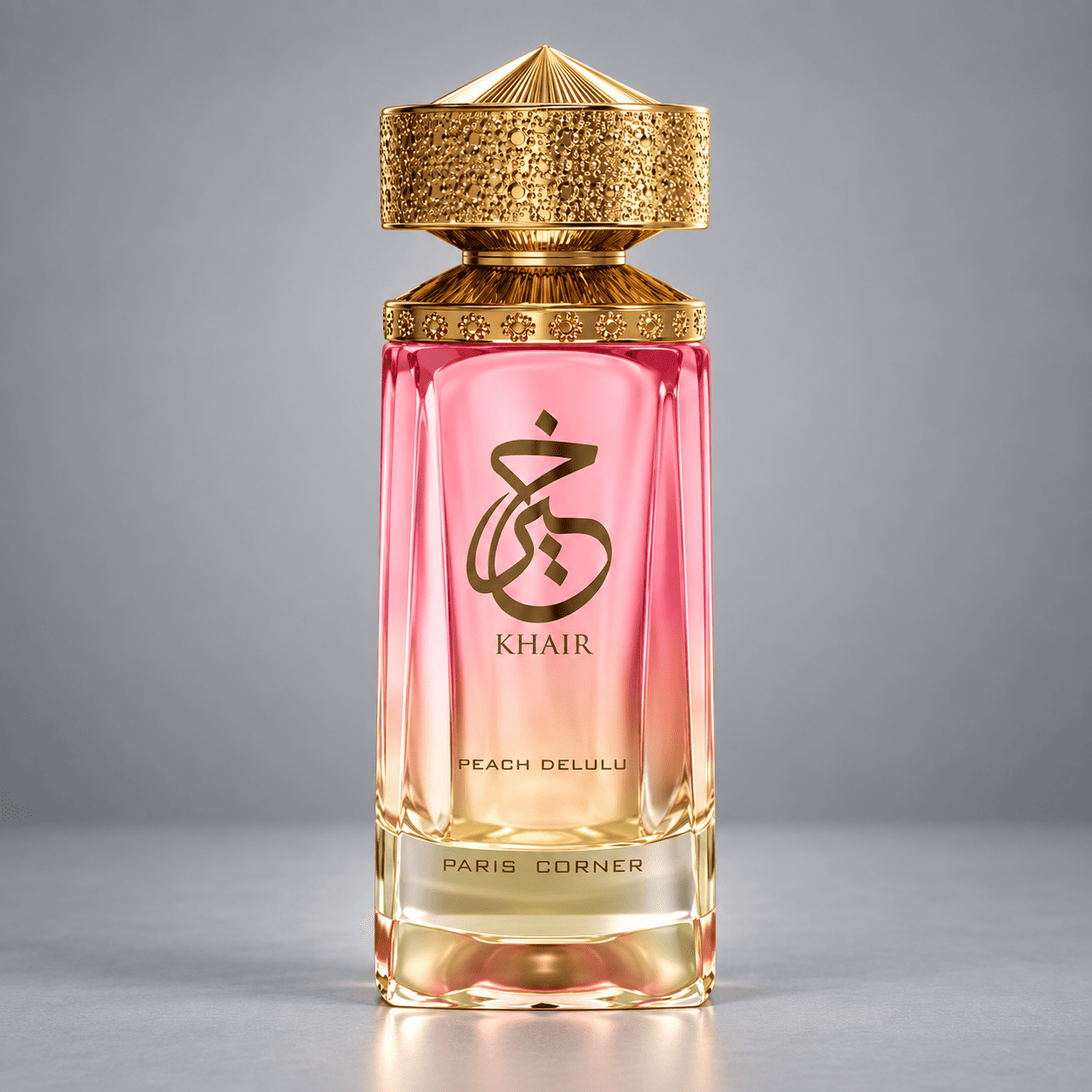 KHAIR Peach Delulu Perfume Bottle