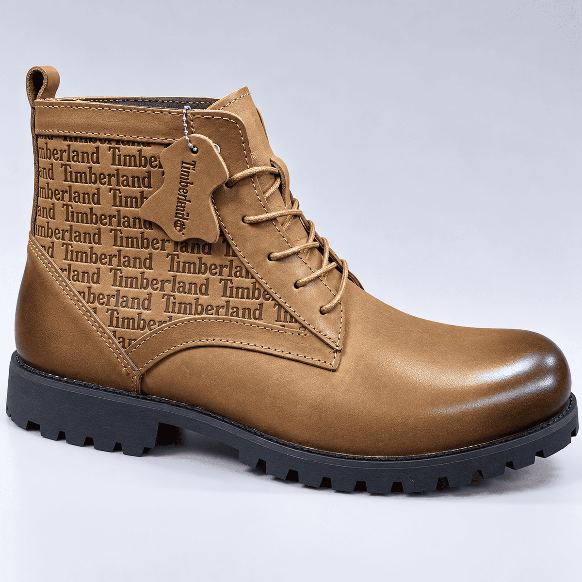 Timberland Men Monogram Leather Lace Up Boots